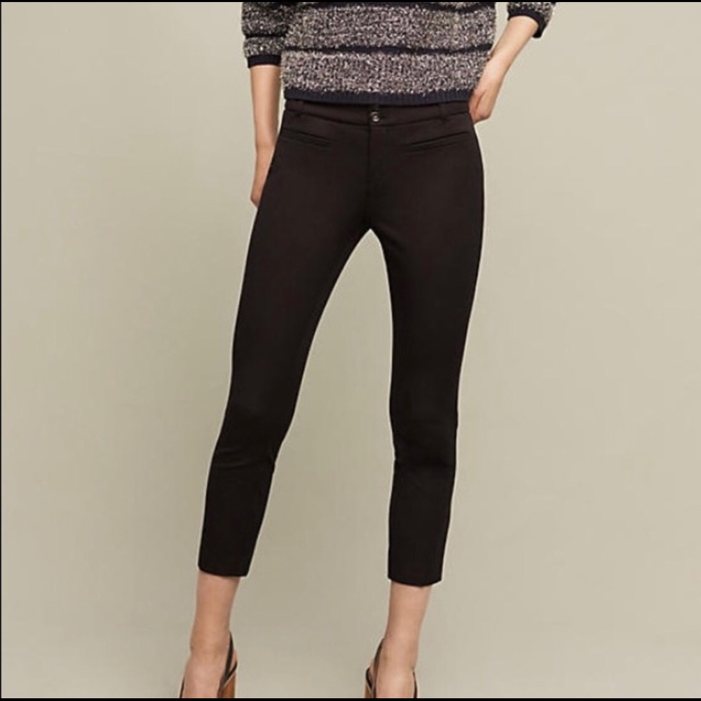 The Essential Slim Trousers by Anthropologie
